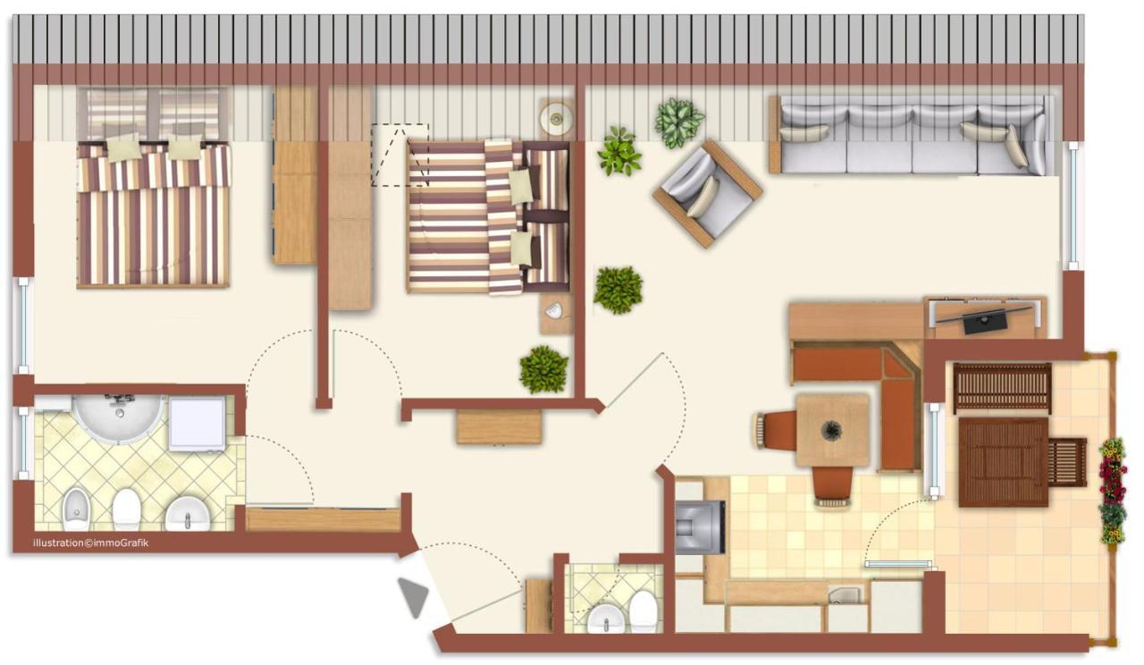 Schlernwohnung In Seis Am Schlern Luaran gambar
